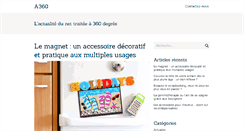 Desktop Screenshot of a360.fr