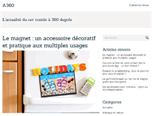 Tablet Screenshot of a360.fr